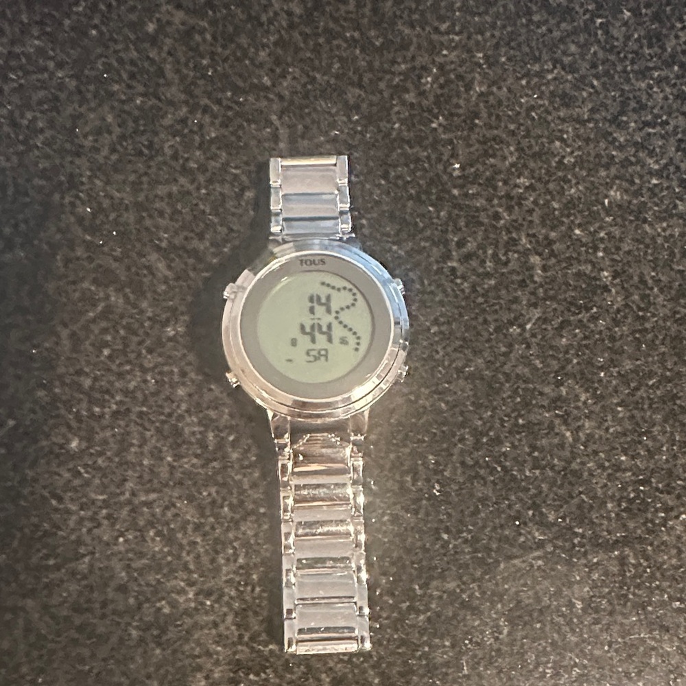 Tous Silver Smartwatch with Digital Display
